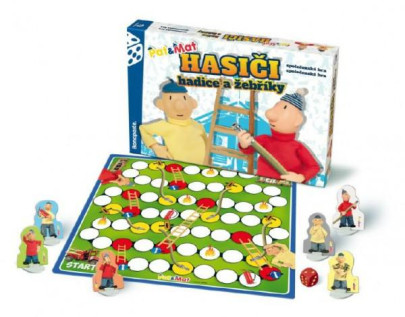 Hasiči hadice a žebříky Pat a Mat společenská hra