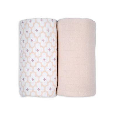 Swaddler Solid Matcha 2balení 110 x 110 cm Lodger