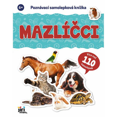 Poznávací samolepková knížka Mazlíčci