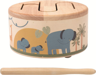 Dřevěný bubínek Safari 2Kids Toys
