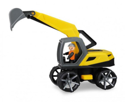 Auto Truxx 2 bagr plast 33 cm s figurkou