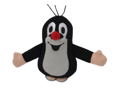 Krtek plyšová hračka s magnety 7 cm