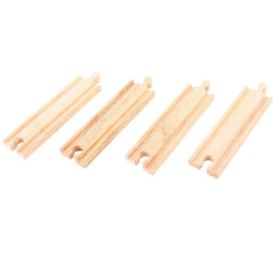 Střední rovné koleje 16 cm 4 ks Bigjigs Rail