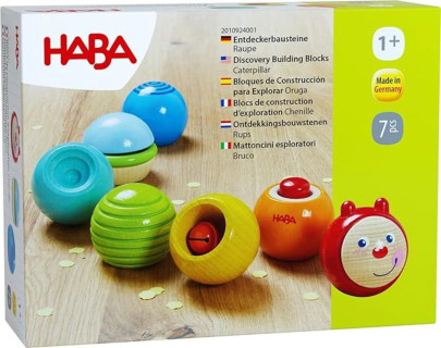 Housenka s hmatovými a zvukovými efekty Haba