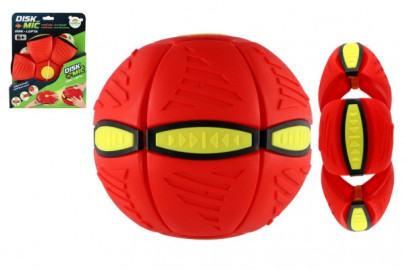 DiskMíč Hoď disk, chyť míč! plast 22 cm
