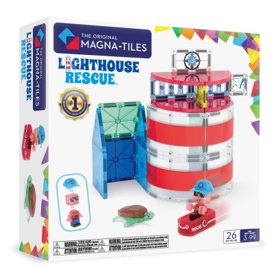 Magnetická stavebnice Lighthouse Rescue 26 dílků Magna-Tiles