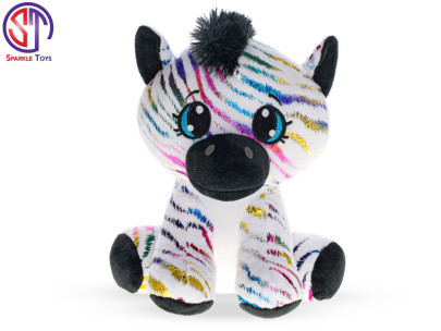 Zebra plyšová 24 cm sedící Star Sparkle 0 m+ 