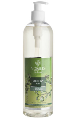 Sprchový gel Bazalka a bergamot 500 ml Nobilis Tilia