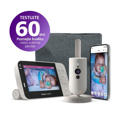 Philips AVENT Chůvička dětská video chytrá SCD953/26