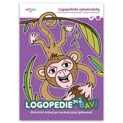Pracovní sešit logopedické omalovánky - motorická cvičení