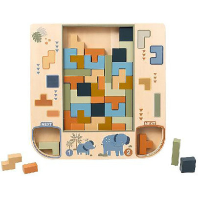 Dřevěné 3D puzzle Tetris Baby Mix