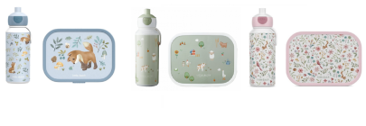 Svačinový set (láhev 400 ml+box) Little Dutch