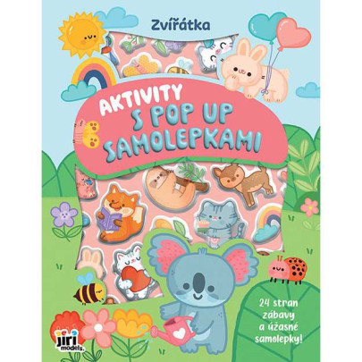 Aktivity s pop-up samolepkami Roztomilá zvířátka