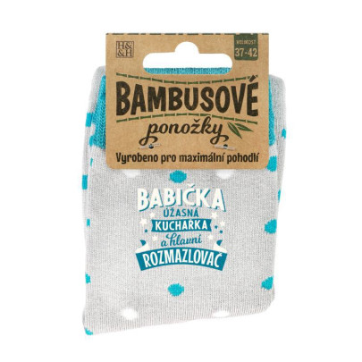 Ponožky - Babička úžasná kuchařka a hlavní rozmazlovač