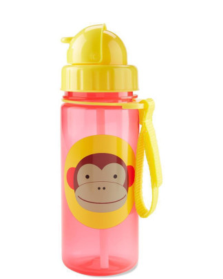 Hrnek s brčkem bez PVC A BPA 12 m+ Skip Hop Zoo 385 ml
