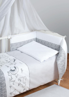 Dvoudílná sada ložního prádla Bianco Safari BabyMatex