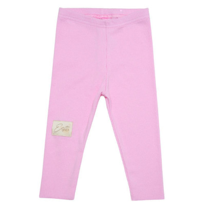 Rostoucí žebrované legíny Color Pink Esito