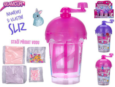 Glamour sada míchání vlastního slizu s doplňky