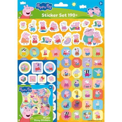 Samolepkový set 190+ Prasátko Peppa