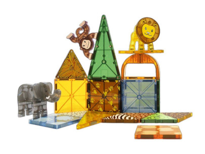 Magnetická stavebnice Safari 25 dílů Magna-tiles