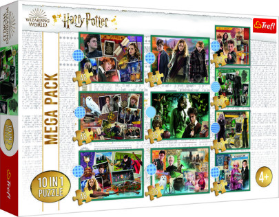 Puzzle Harry Potter - Ve světě Harryho Pottera 10v1