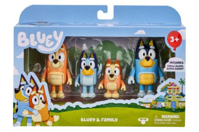 Bluey rodinka 4 figurky