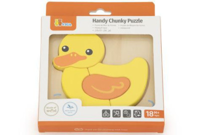 Dřevěné puzzle pro nejmenší - Kačenka