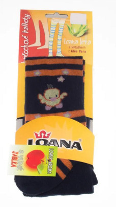Punčocháčky s aloe vera tmavě modré káčátko Loana vel. 62/68
