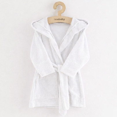 Dětský froté župan New Baby white