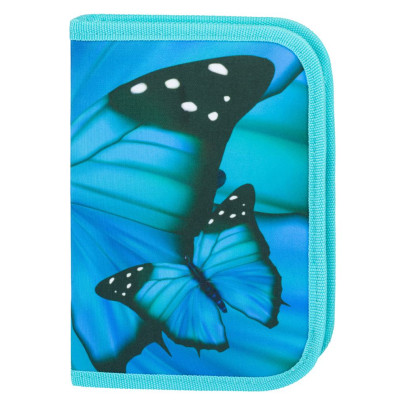 Školní penál jednopatrový Butterfly Baagl