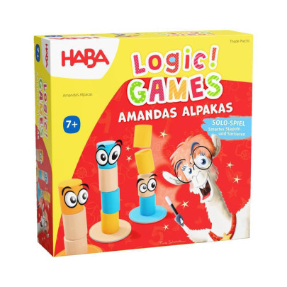 Logická hra pro děti Lama Alpaka Amanda Haba Logic