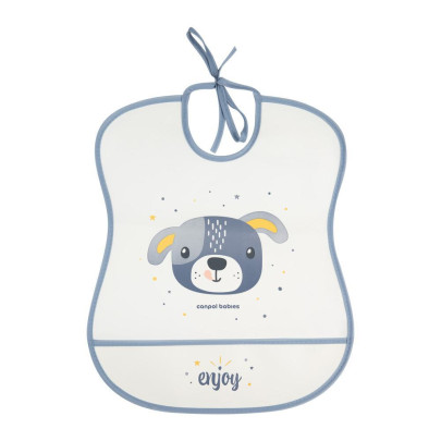 Plastový bryndák měkký Cute Animals Canpol babies Pejsek