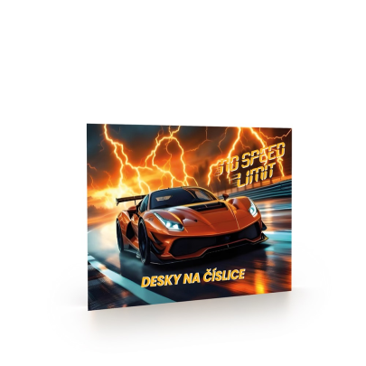 Desky na číslice auto 2
