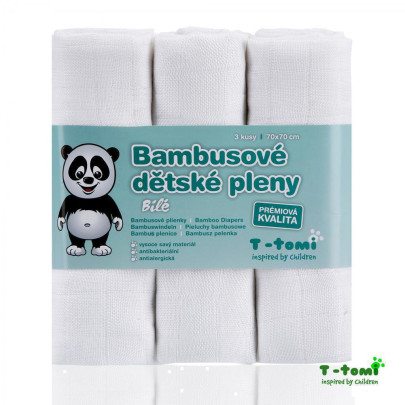 Bambusové BIO pleny 3 ks T-tomi