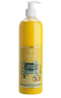 Přírodní mycí krém Mandarinka 500 ml Nobilis Tilia