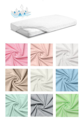 Nepromokavé prostěradlo froté 70 x 140 cm Babymatex