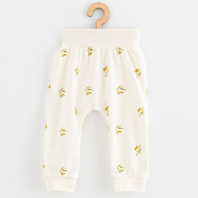 Kojenecké kalhoty z organické bavlny Olivy New Baby