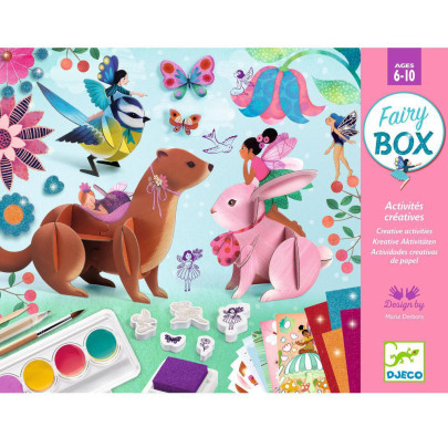 Djeco Velký kreativní box Fairy