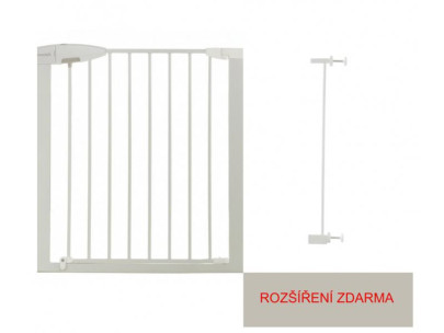 Bezpečnostní dětská zábrana Easy Loc bílá se 7 cm rozšířením ZDARMA