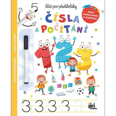 Sešit pro předškoláky Čísla a počítání