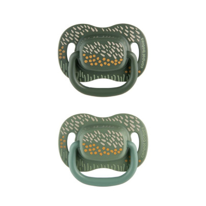 Set symetrických silikonových dudlíků Mountains 6-18 m 2 ks Canpol babies