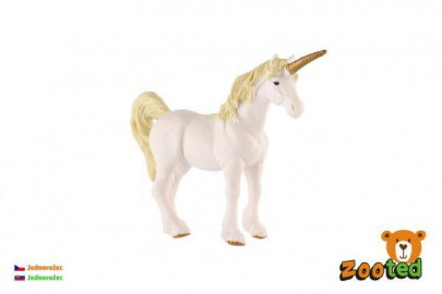 Jednorožec bílo-zlatý Zooted 16 cm 
