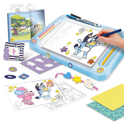 BLUEY škola kreslení s podsvícenou tabulí