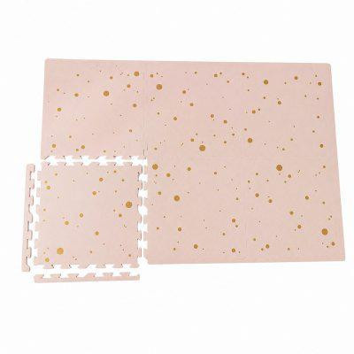 Pěnová hrací podložka Pink and Gold Confetti Nido Nido