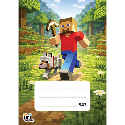 Školní sešit 543 (A5) Videogames Minecraft