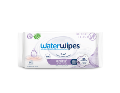 12x Ubrousky vlhčené Soothing clean 3 in 1 60 ks (720 ks) Waterwipes