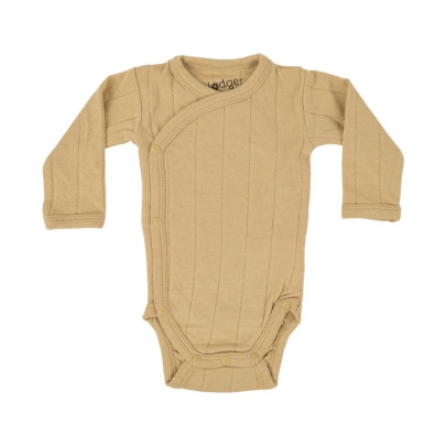 Hydrofilní zavinovací body s dlouhým rukávem Romper Tribe Sand Lodger