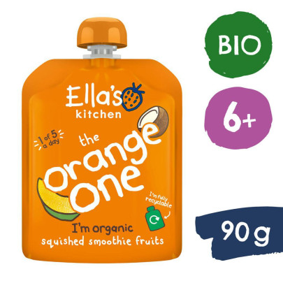 Ella's Kitchen BIO ORANGE ONE ovocné pyré s mangem (90 g)