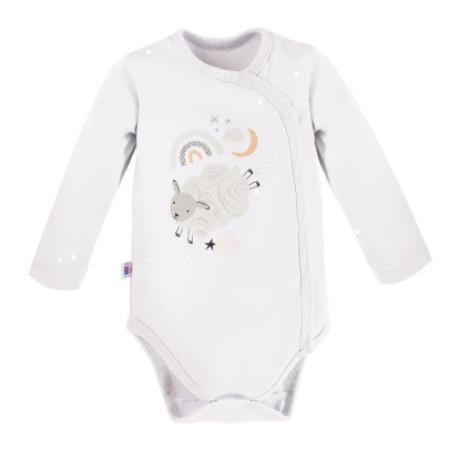 Zavinovací body Mellow s dlouhým rukávem bílé Eevi