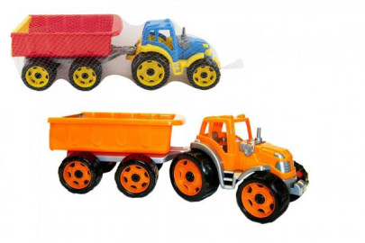 Traktor s vlekem 53cm na volný chod